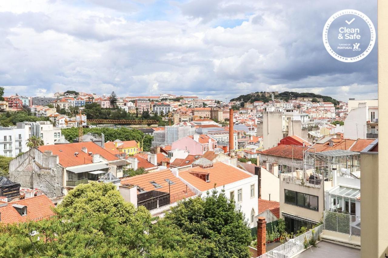 Sunny Flat City View By Homing Lissabon Exterior foto